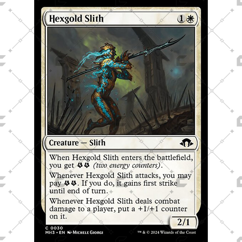 【COPTUS】 万智牌 金角板斯立兹 Hexgold Slith 简中 MH3-030