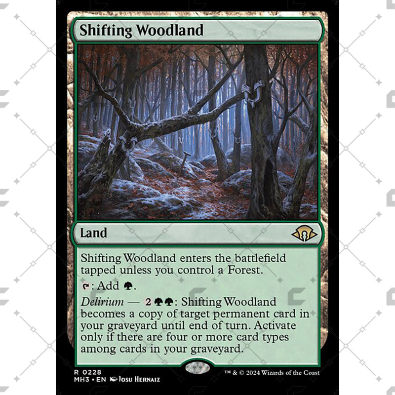 【COPTUS】 万智牌 变幻林地 Shifting Woodland 简中MH3-228/357