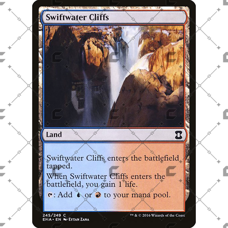 万智牌MTG永恒大师EMA245急流山崖Swiftwater Cliffs中英/闪