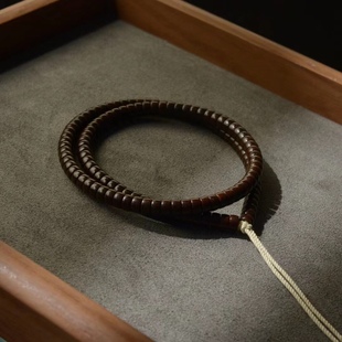 头货手工印尼椰蒂原色归圆椰蒂108颗手串直切桶文玩佛珠念珠原色