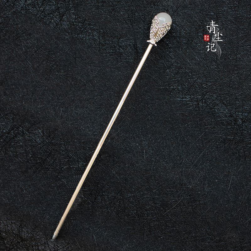 筷子发簪古风高级感日常盘发简约现代百搭一字发夹女夏发钗头饰
