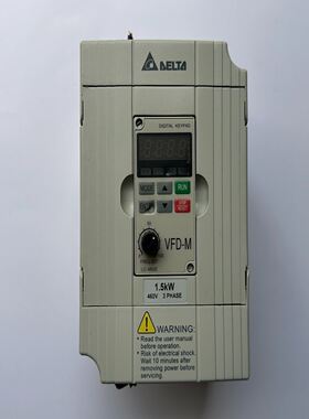 台达变频器VFD015M43B，1.5KW，380V，拆机现