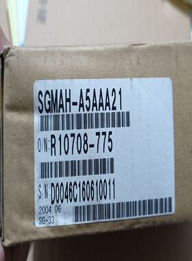 SGMAH-A5AAA21安川伺服电机，内外码一