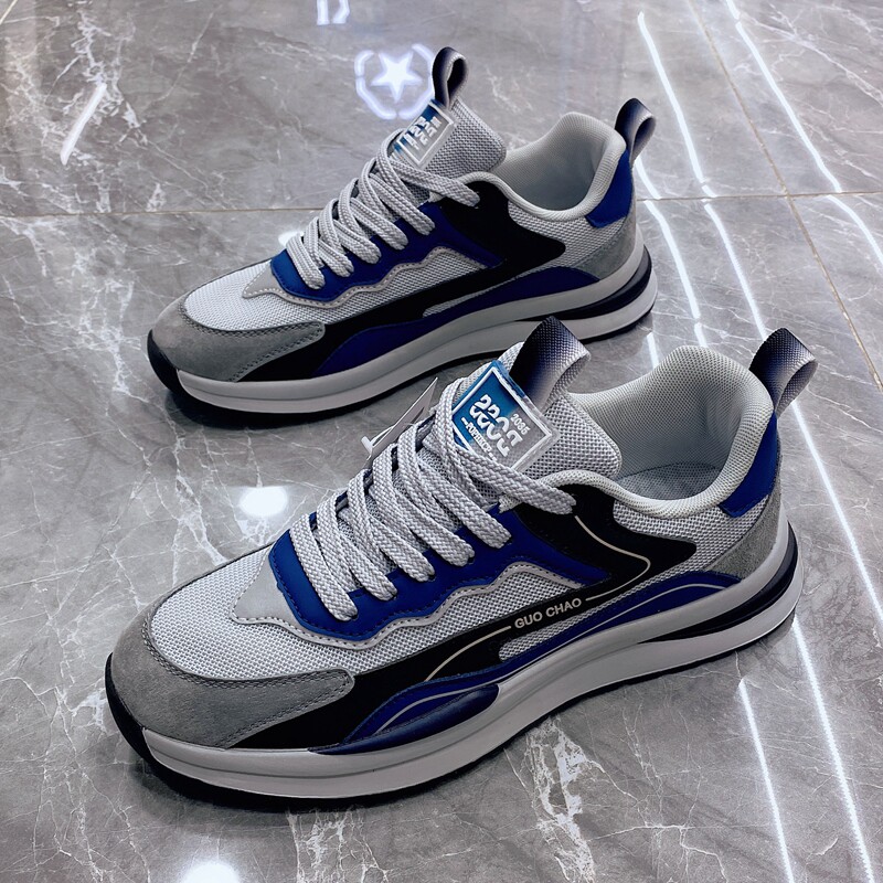 吉星宇男鞋2023春夏季透气运动休闲鞋男士跑步鞋轻便百搭透气潮鞋