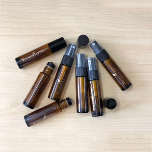 茶色精油滚珠瓶香水喷雾瓶补水便携分装空瓶适用悠乐芳精油走珠瓶