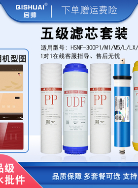 适配海尔施特劳斯净水器HSNF-300M1/M5/P1H/L/M/HL/Q7/Q8智净滤芯