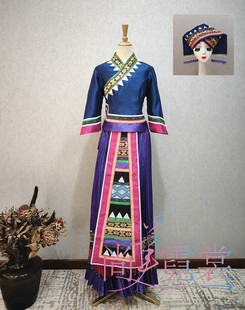 《北京出租》56个少数民族服装女三月三广西壮族布依族舞蹈演出服