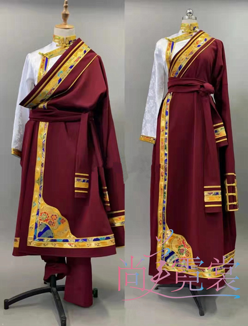 藏族民族风男女情侣藏袍出租北京