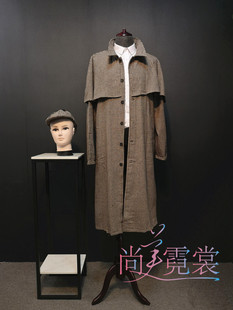 出租cosplay演出服电影人物成人神探夏洛克帽子福尔摩斯同款风衣