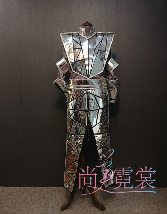 租镜面人机械舞道具派对走秀服装