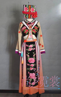 羌族一篓秋舞蹈服桃李杯一娄秋少数民族艺考服北京实体店出租定制