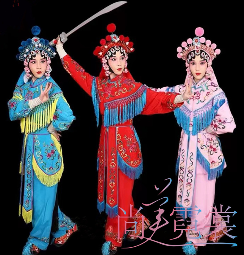租戏剧京剧女兵刀马旦武旦演出服