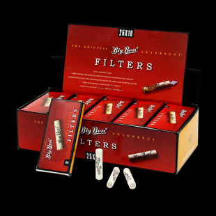 烟斗耗品 活性碳滤芯 烟斗配件 bigben大班活性炭滤芯9MM250支装