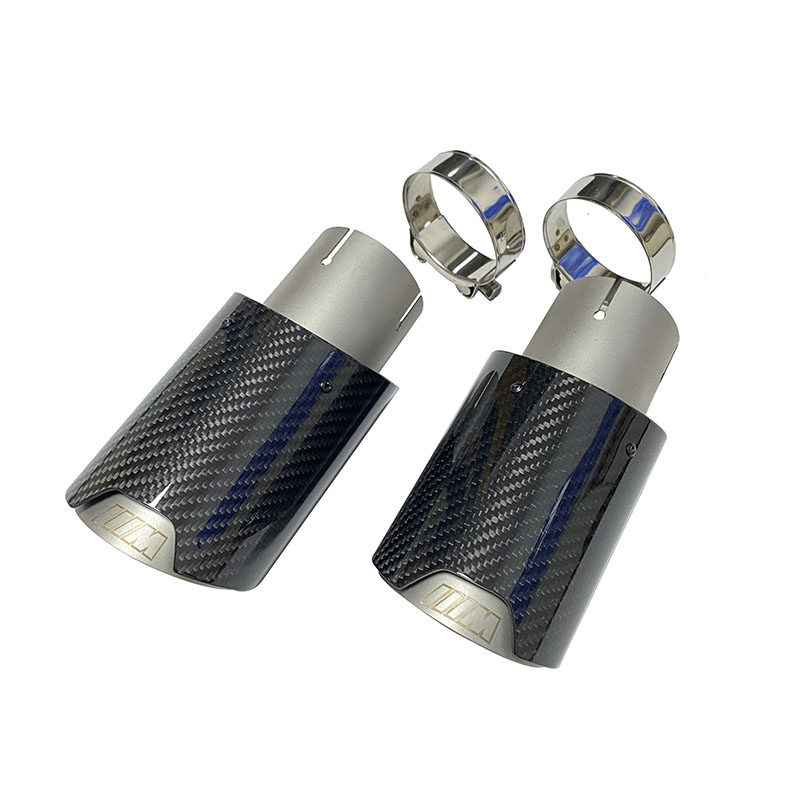 22款汽车排气管碳纤维尾喉适用于奥迪 宝马M3 阿特兹 Macan尾嘴