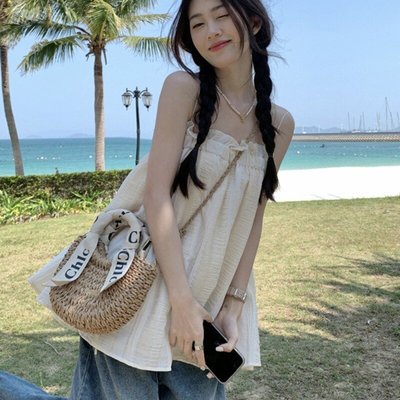 小众短款裙子娃娃衫上衣连衣裙