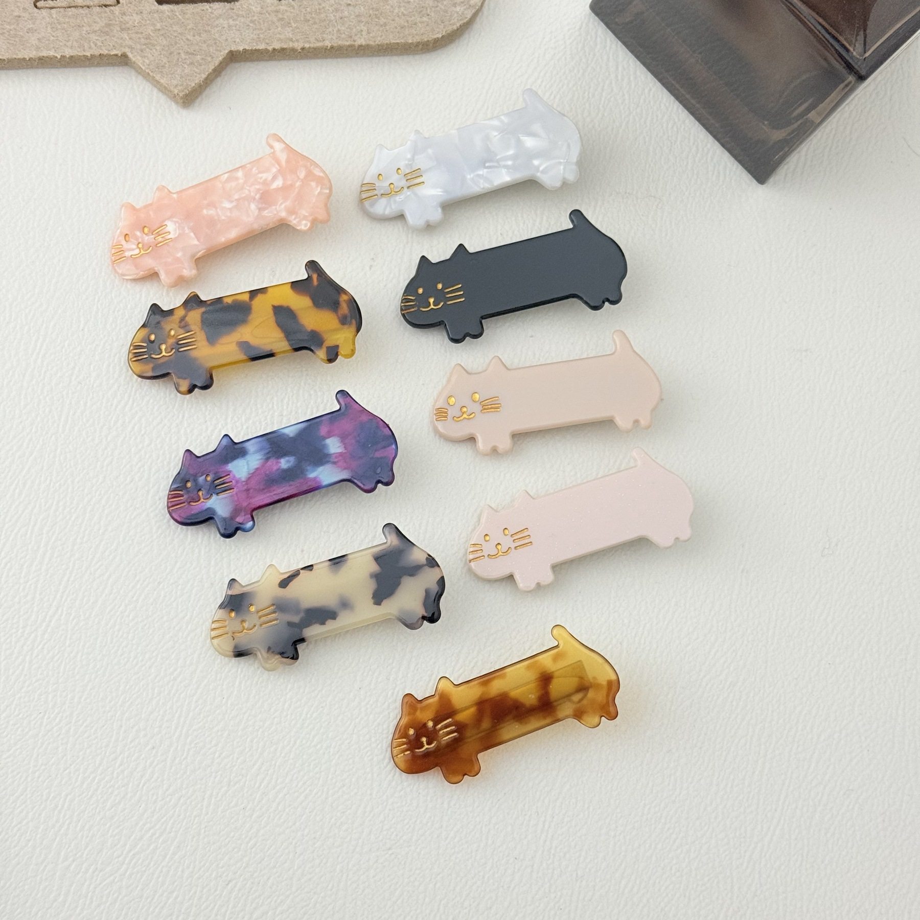 法式醋酸时尚可爱萌蠢短腿卡通猫咪边夹甜美鸭嘴夹发夹后脑勺发饰,饰品/流行首饰/时尚饰品新,发饰,淘宝优惠券,粉丝福利购,淘宝优惠卷