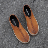 风男鞋一脚蹬社会鞋超软透气渔夫鞋保太和A1082006P130，男鞋休闲鞋，电商B382