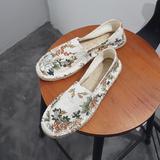 新款印花料平底鞋，男鞋帆布鞋，电商B360