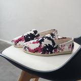 新款梅花印染，男鞋帆布鞋，电商B360