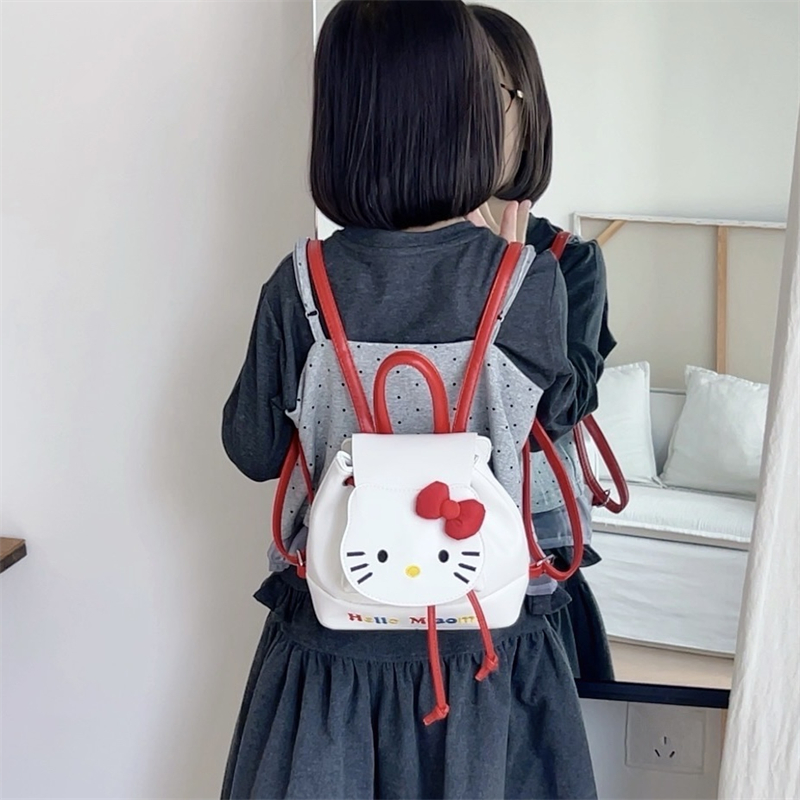 儿童包包2025新款可爱KT女童宝宝迷你小号双肩包女孩出游小背包潮