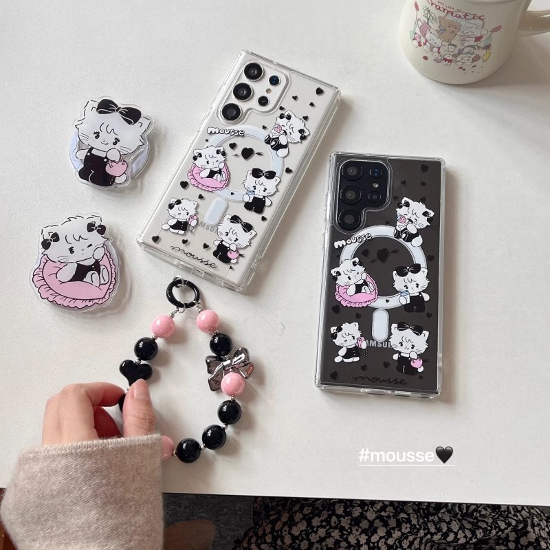 适用于三星s24手机壳磁吸支架