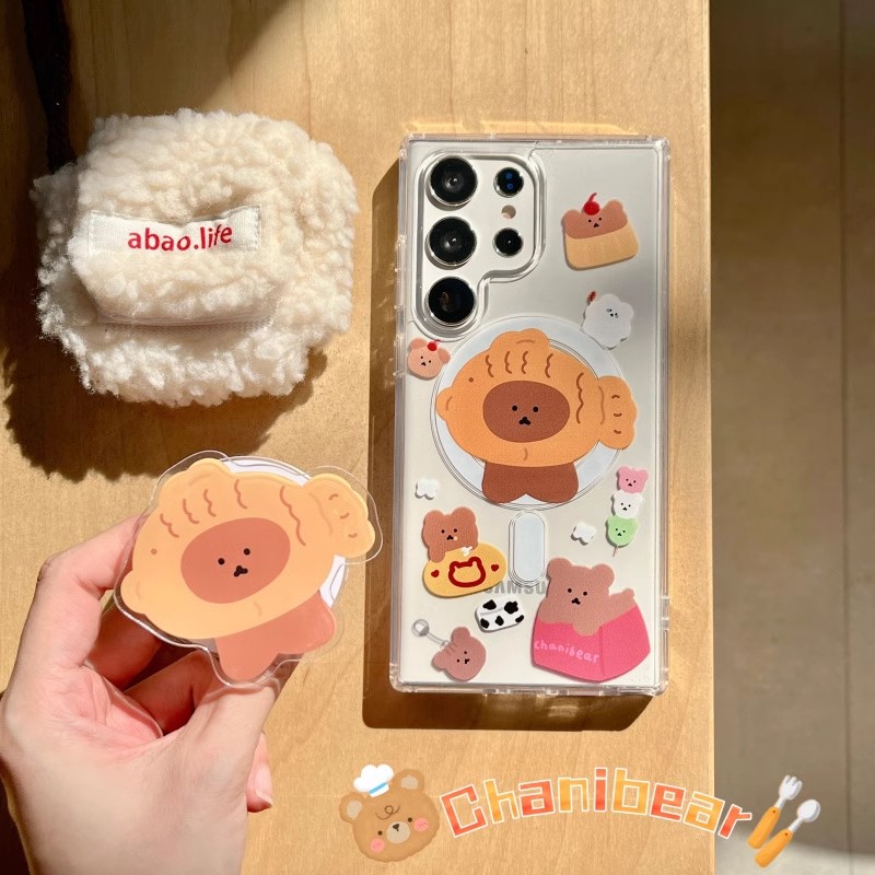 适用于三星s24手机壳磁吸支架