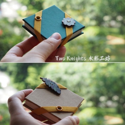 小礼物本｜迷你手工风琴本水彩本便携写生旅行送礼收藏绘画水彩本