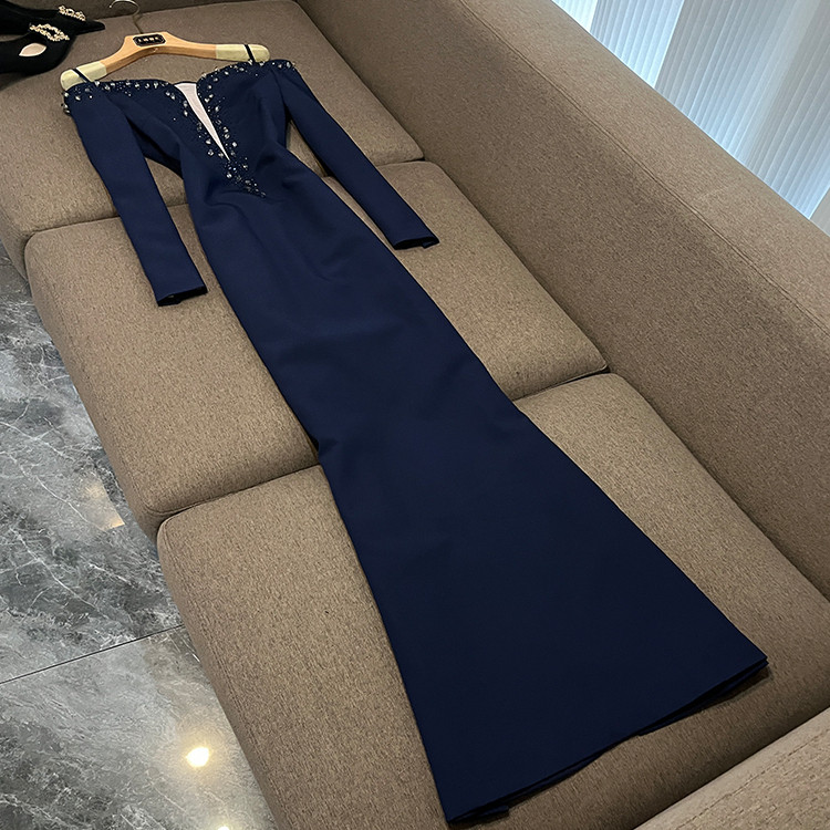 现货2026新款欧美明星礼服长裙一