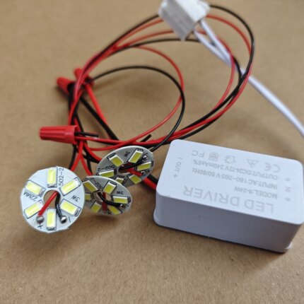 led贴片光源直径22mm小灯片3瓦单色白光暖光镜前灯贴片
