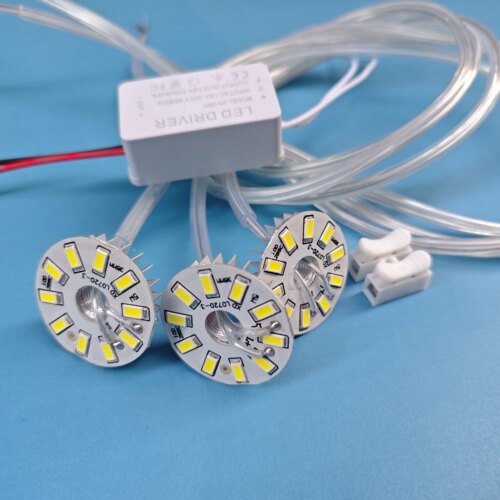 透明吊灯线35mm贴片led光源灯片吊灯吸顶灯餐吊灯具白光