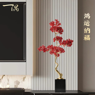 饰乔迁新居开业礼品 轻奢鸿运满堂水晶摆件客厅高档电视柜旁玄关装