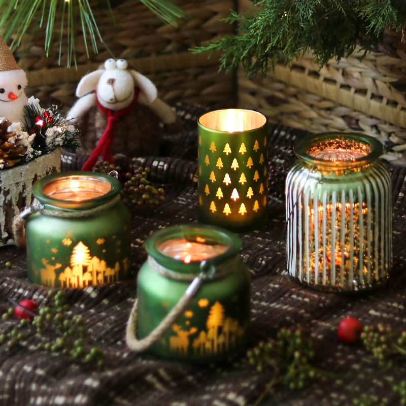 节日烛杯派对浪漫情调桌面装饰