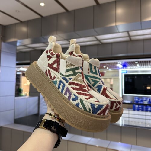 夏威夷花布切尔西短靴男