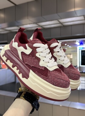 帅气炸街时尚潮牌厚底老爹鞋男鞋网面透气外增高运动鞋百搭休闲鞋