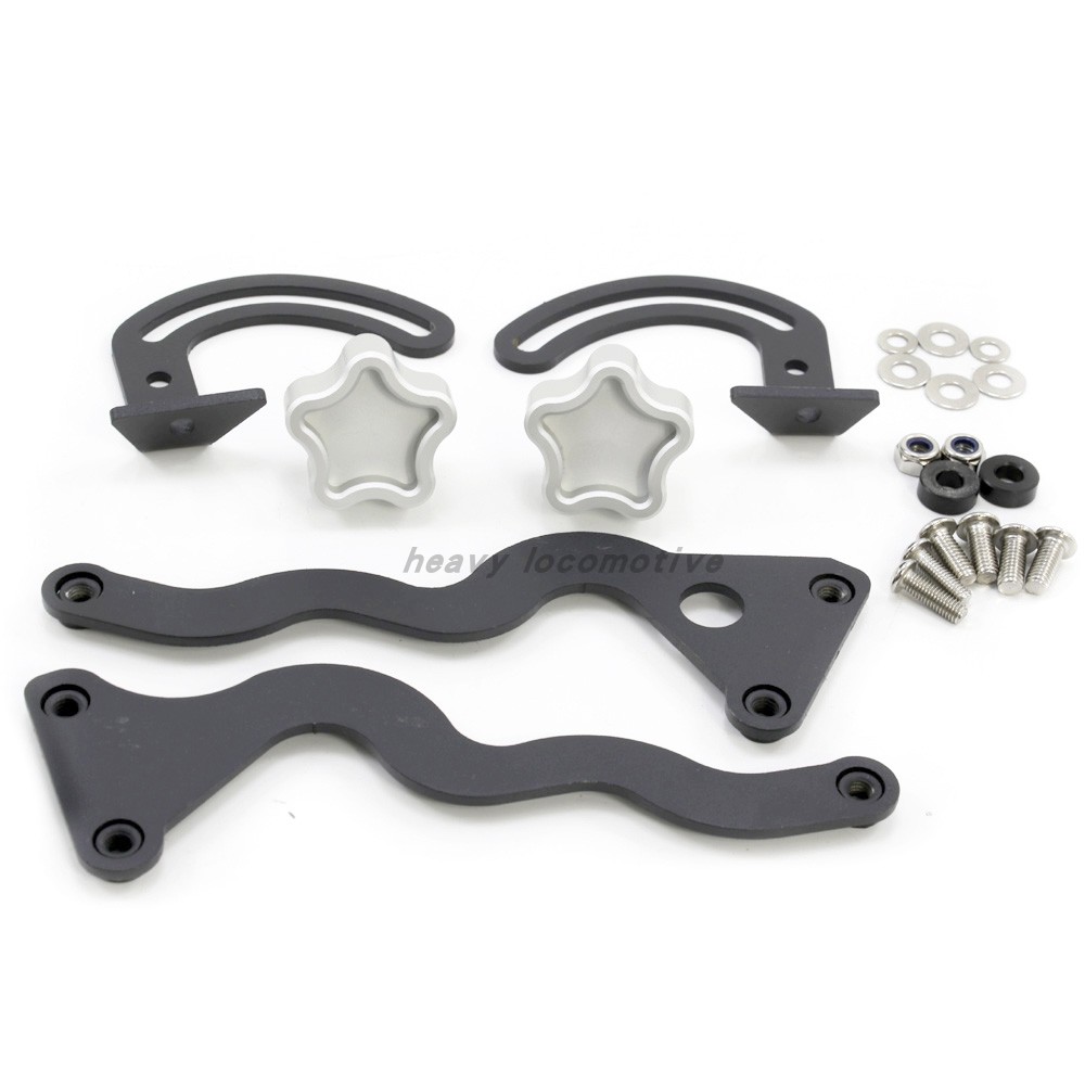 适用宝马R1200GS 水鸟LC/ADV 14-19改装前挡风玻璃调节器加固支架