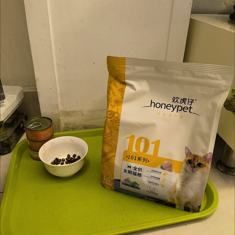 欢虎仔101成猫幼猫粮小鱼干通用型全价全期猫粮1.5kg