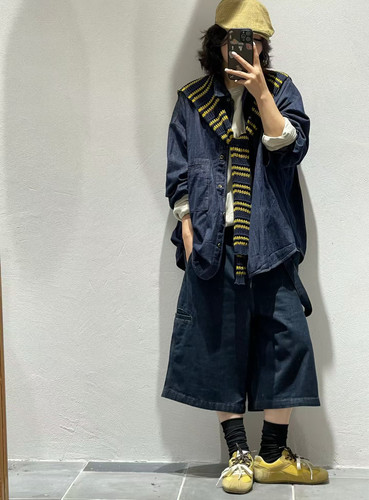 女装2026秋款新牛仔衬衫36755 休闲文艺日系风宽松大码牛仔外套女