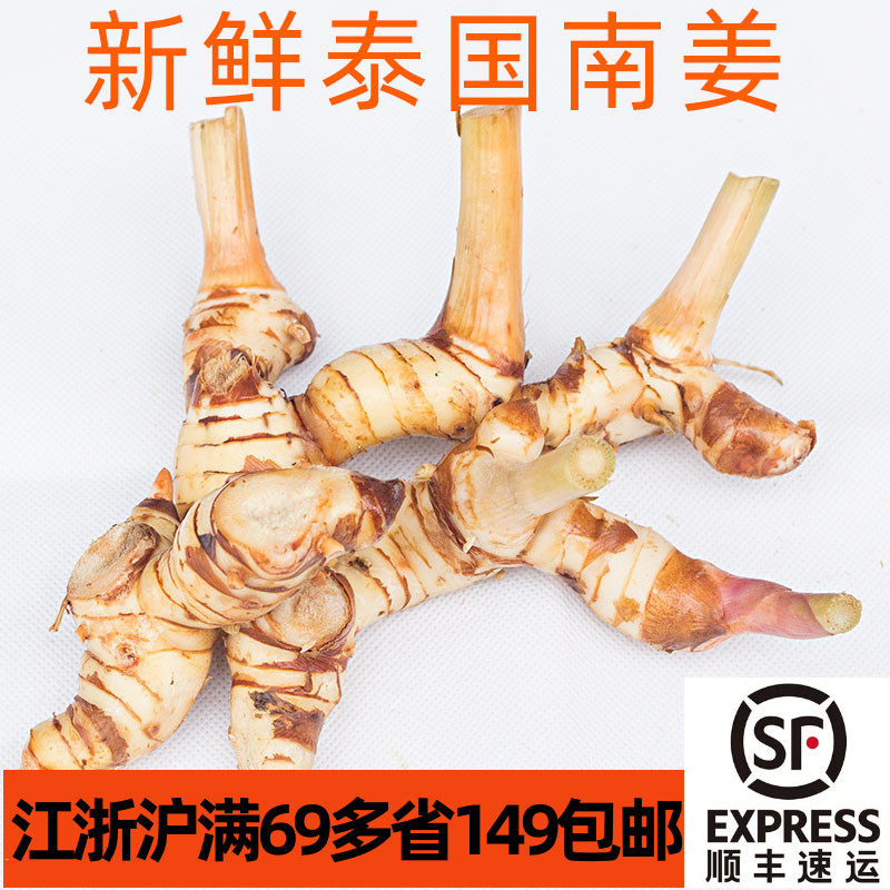 新鲜泰国南姜500g 良姜Galanga高良姜泰国菜食材 江浙沪满69包邮
