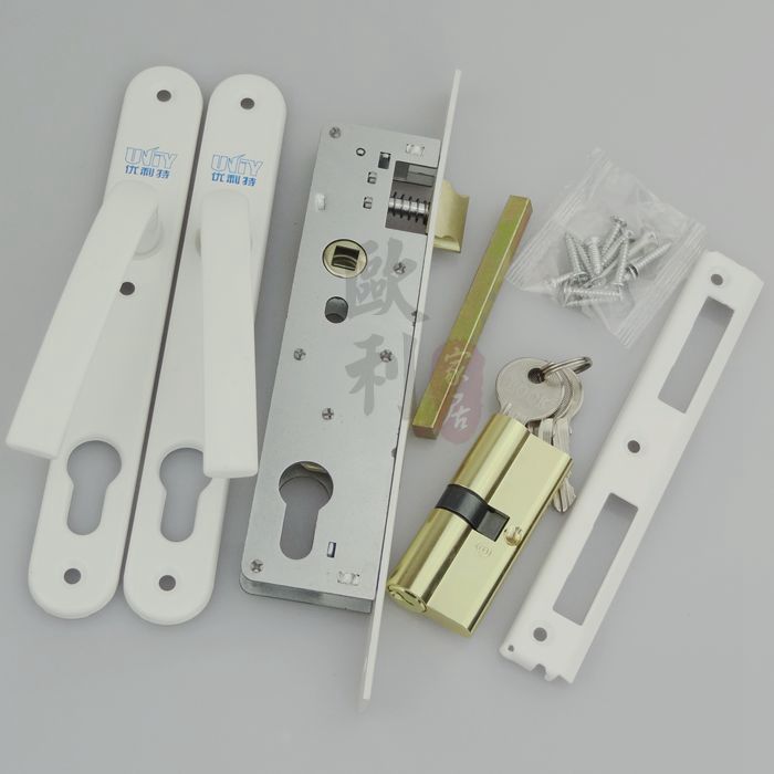 优利特8525塑钢大门锁执手