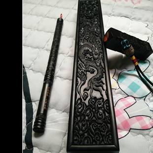 胎毛笔脐带章笔盒黑檀花梨木婴儿纪念品厂家收藏收纳盒套装 盒相框