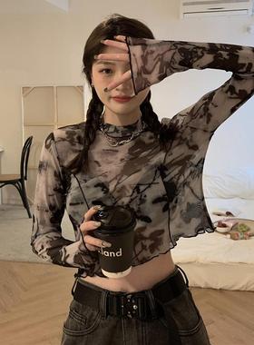 捡漏特价剪镖外贸清仓折扣女装冰丝薄款防晒衣长袖内搭网纱t恤女