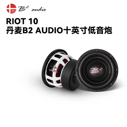 丹麦B2 AUDIO汽车超重低音炮RIOT 10 V2 D4十英寸大功率无源低音