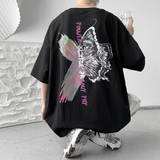 涂鸦印花短袖T恤男潮牌潮牌ins夏季新款情侣上衣B289-T3388-P28，男装T恤，电商B289