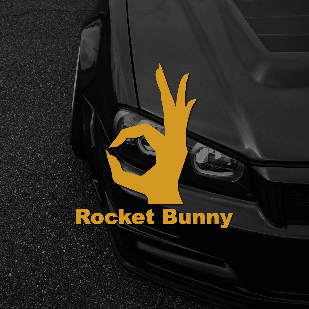 RocketBunny火箭兔宽体汽车贴纸