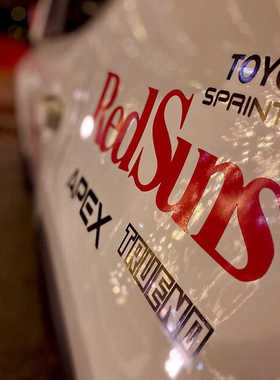 Redsuns红太阳赤城汽车贴纸改装车窗玻璃装饰防水个性创意JDM湾岸