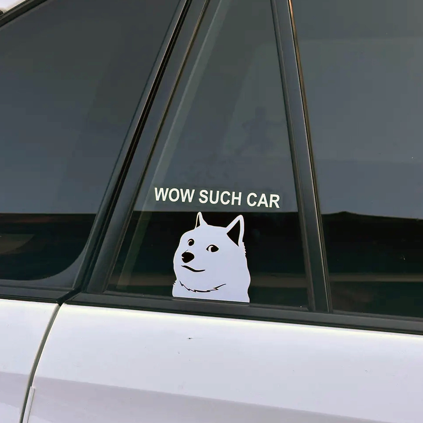 搞笑Doge表情包汽车贴纸