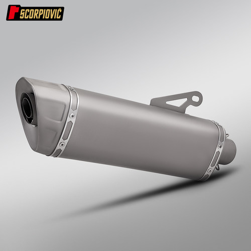 摩托车通用排气管M12钛合金尾段 Z1000 RSV4 赛921 daytona660 R7