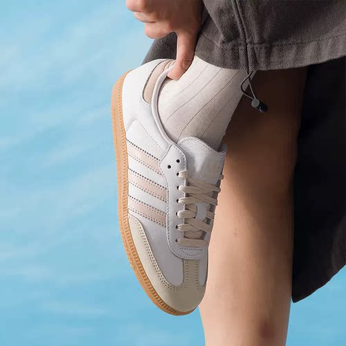 阿迪达斯三叶草夏季女鞋SAMBA OG运动鞋休闲鞋 JS1351 JS1352