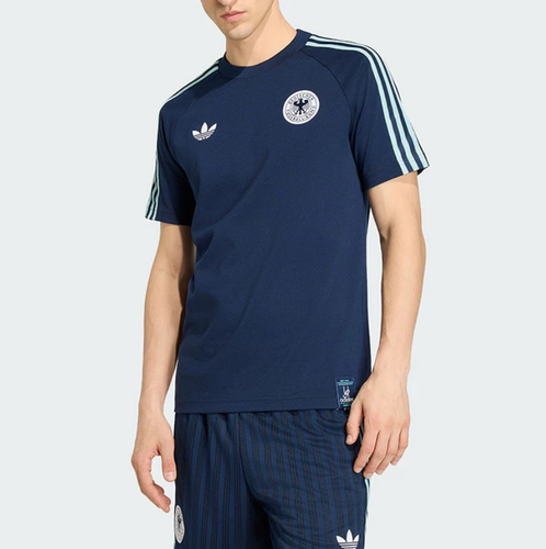 adidas/阿迪达斯三叶草男2026夏运动短袖足球训练圆领半袖JZ9342