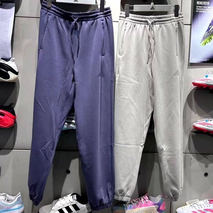 阿迪达斯缩口裤女子25款运动休闲健身梭织长裤 JW3398 JX3137